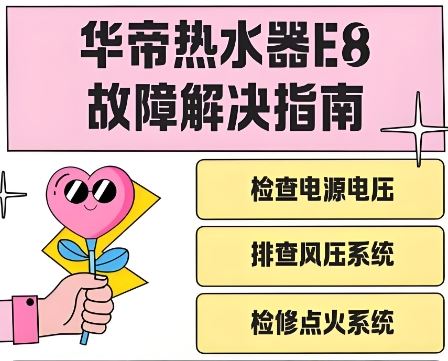 华帝热水器e8是什么故障